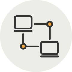 情報系プラットフォームとして業務利用システムと連携